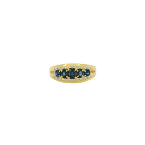 Bague en Deux Tons d'Or...