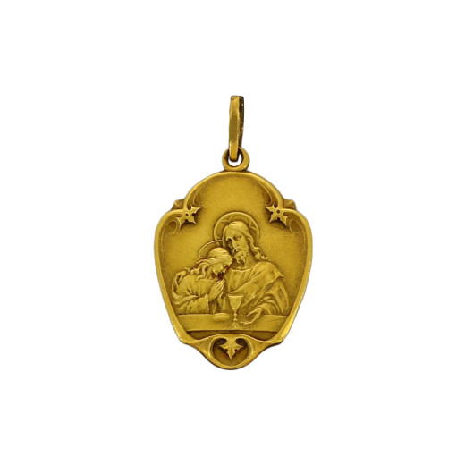 Pendentif Ancien Plaqué Or - Bijou Vintage à Nettoyer - FIX