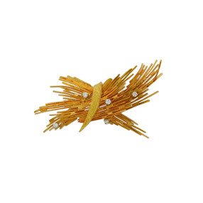 Broche Vintage Gerbe en Or...