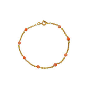 Bracelet en Or et Perles de...