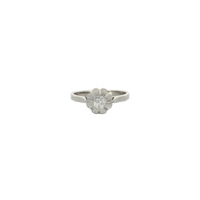 Bague Ancienne Solitaire en...