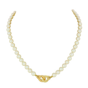 Collier Dinh Van Perles et...