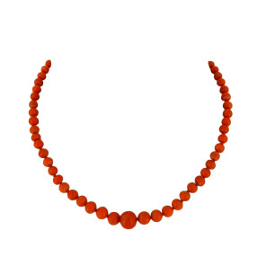 Collier Ancien en Corail en...