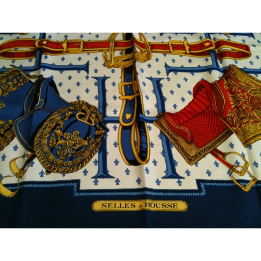 Carré Hermès Selles à housse