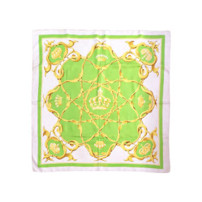 Carré Hermès The Crown Vert...