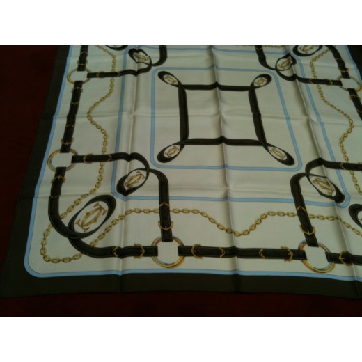 Foulard Cartier en soie  Trinity