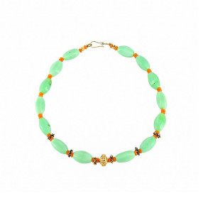 Collier fantaisie vintage à...