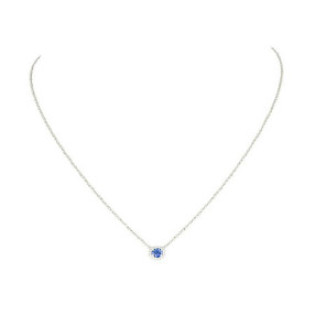 Collier Centre Saphir et...