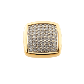 Bague Pavage Diamants En Or...