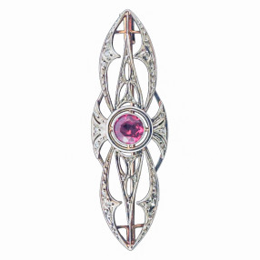 Barrette ancienne volutes...