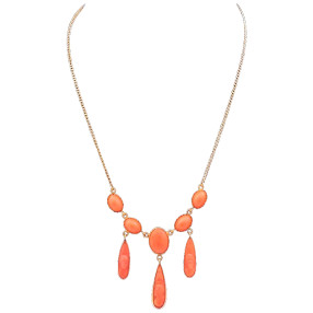 Collier long ancien corail