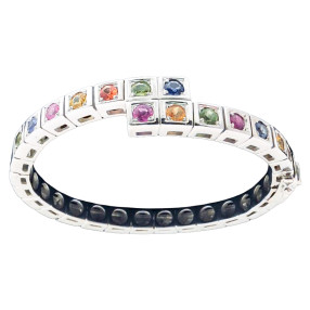 Bracelet demi jonc pierres...