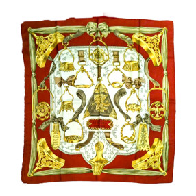 Carré Hermès Etriers en soie