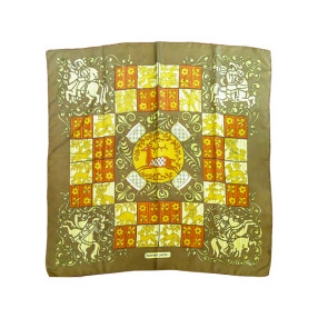 Carré Hermès Hourvari en soie