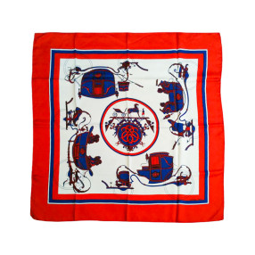 Carré Hermès Ex Libris en soie