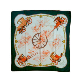 Carré Hermès La Poste en soie