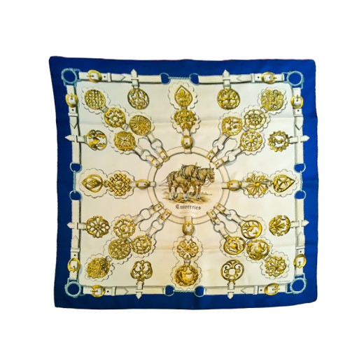 Carré Hermès Cuivreries en soie