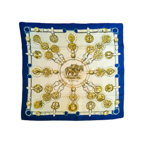 Carré Hermès Cuivreries en soie