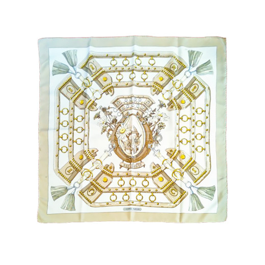 Carré Hermès Aux champs en soie
