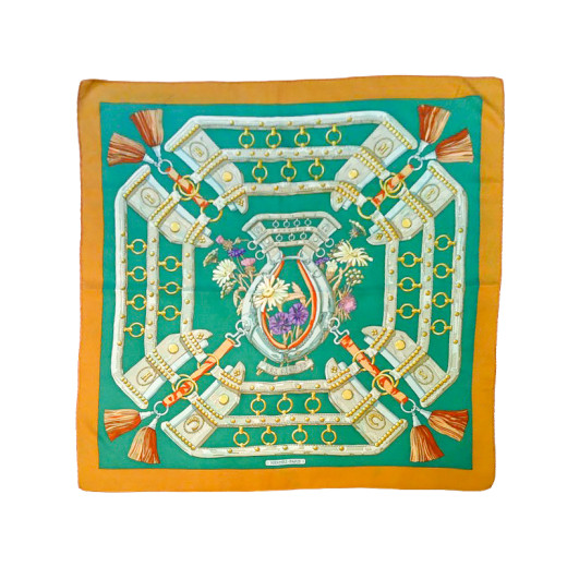 Carré Hermès Aux Champs en soie