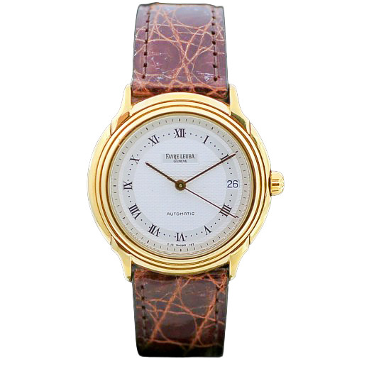 Montre Favre Leuba automatique en plaqué or
