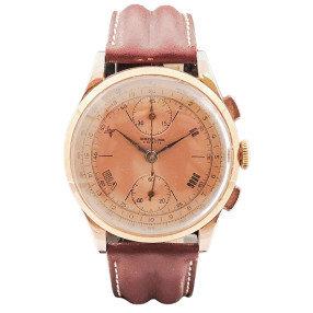 Montre Breitling Cadette Chronographe en or