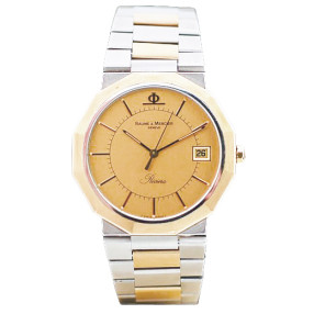 Montre Baume & Mercier Riviera en or & acier