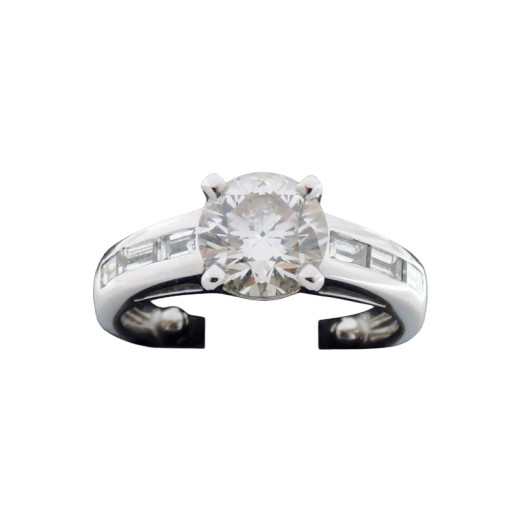 Solitaire diamant 1 carat en or
