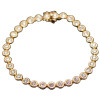 Bracelet ligne en or et diamants