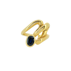 Bague de Créateur en Or et...