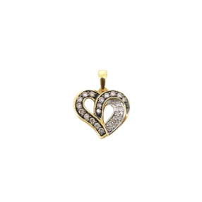 Pendentif Coeur en or jaune...