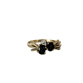 Bague moderne en or jaune...