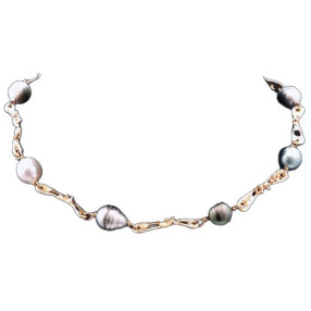 Collier ras de cou perles...