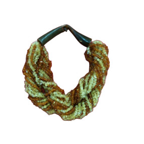 Collier en ambre et citrine