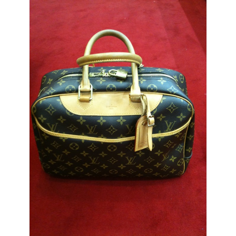 Sac Louis Vuitton Bowling Vanity en toile monogram