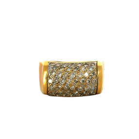 Bague style chevalière en...
