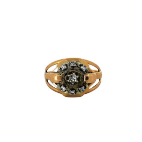 Bague 1950' 2 ors avec des...