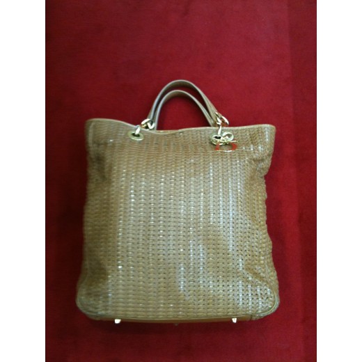 Sac Dior Soft Lady en cuir gold