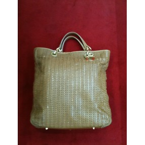Sac Dior Soft Lady en cuir gold