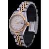 Montre Rolex Lady Oyster Perpetual Datejust en or, acier et diamants