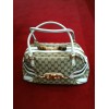 Sac Gucci en tissu et cuir blanc 