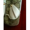 Sac Gucci en tissu et cuir blanc 