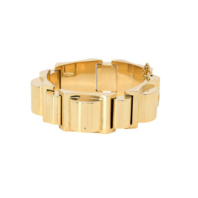 Bracelet Tank Ancien en Or