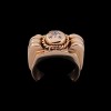 Bague ancienne Tank en or et diamants