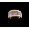 Bague moderne en or et diamants