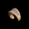 Bague moderne en or et diamants