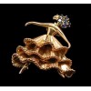 Broche Danseuse Saphirs