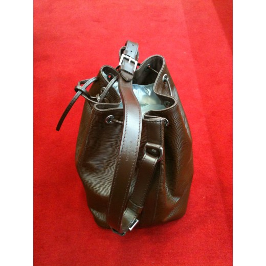 Sac Louis Vuitton Noé en cuir épi chocolat
