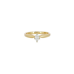 Bague Solitaire en Or 18 K...