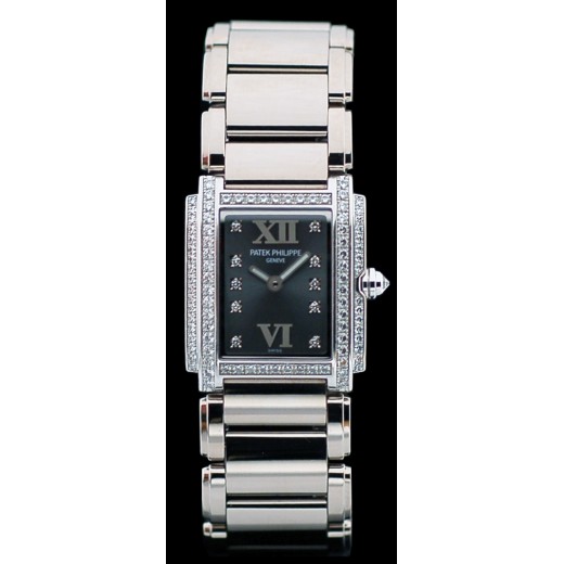 Montre femme Patek Philippe Twenty 4 en or et diamants